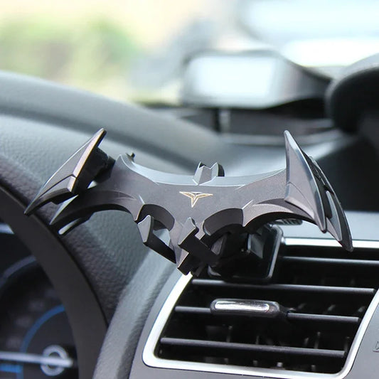 Bat-Shaped Gravity Buckle Car Phone Holder for 4-6.5 Inch Devices – Secure, Hands-Free Navigation